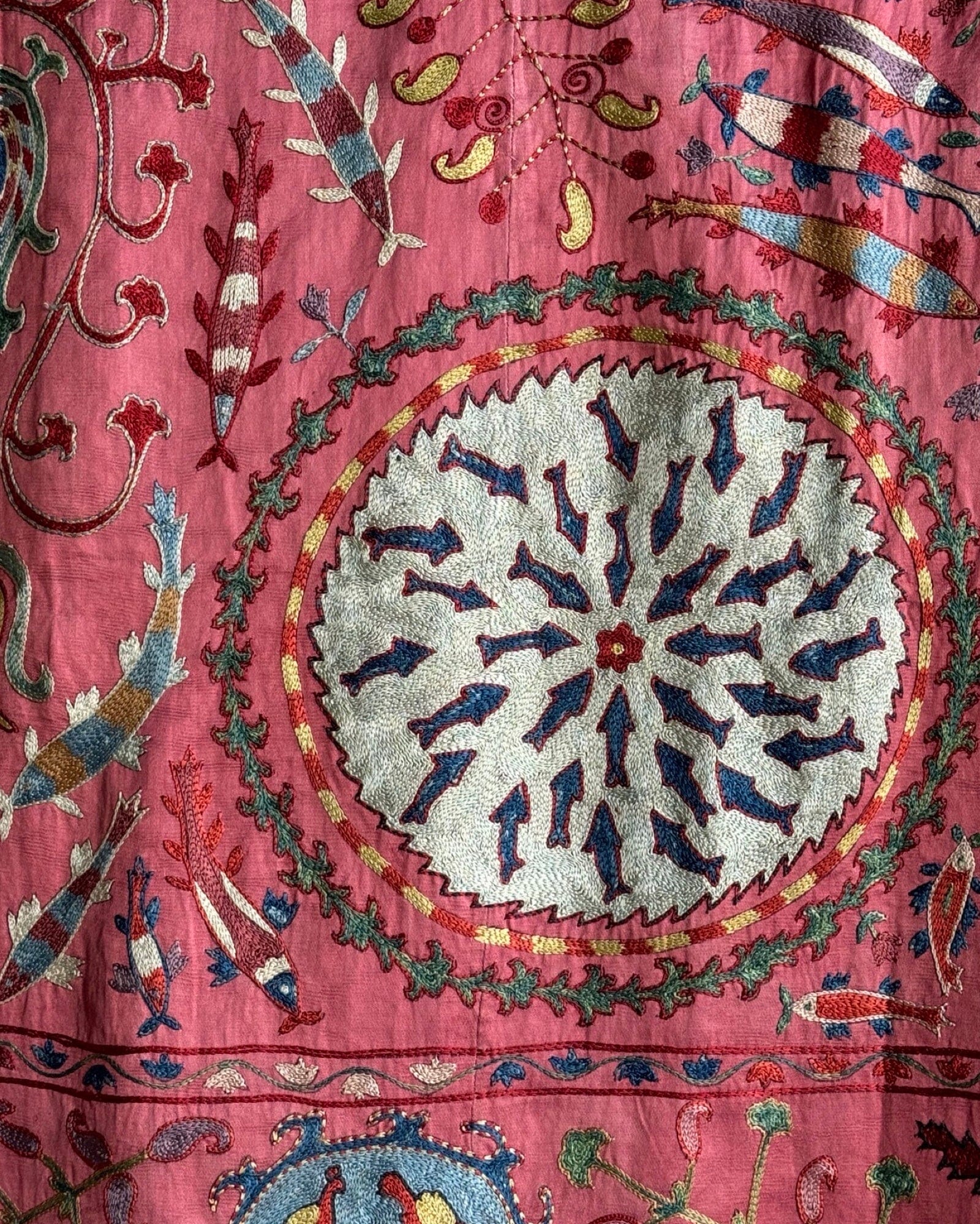 Hand Stitched Suzani (CSSU082924 | 63 x 82") Suzani Aziz Suzani