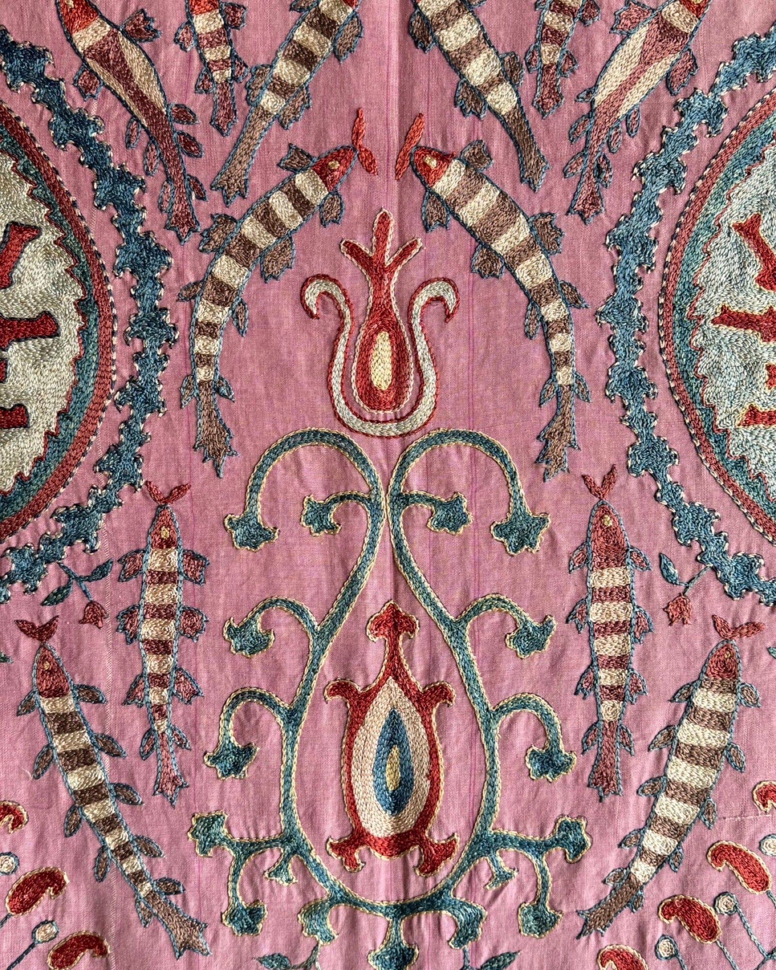 Hand Stitched Suzani (CSSU083124 | 63 x 82") Suzani Aziz Suzani