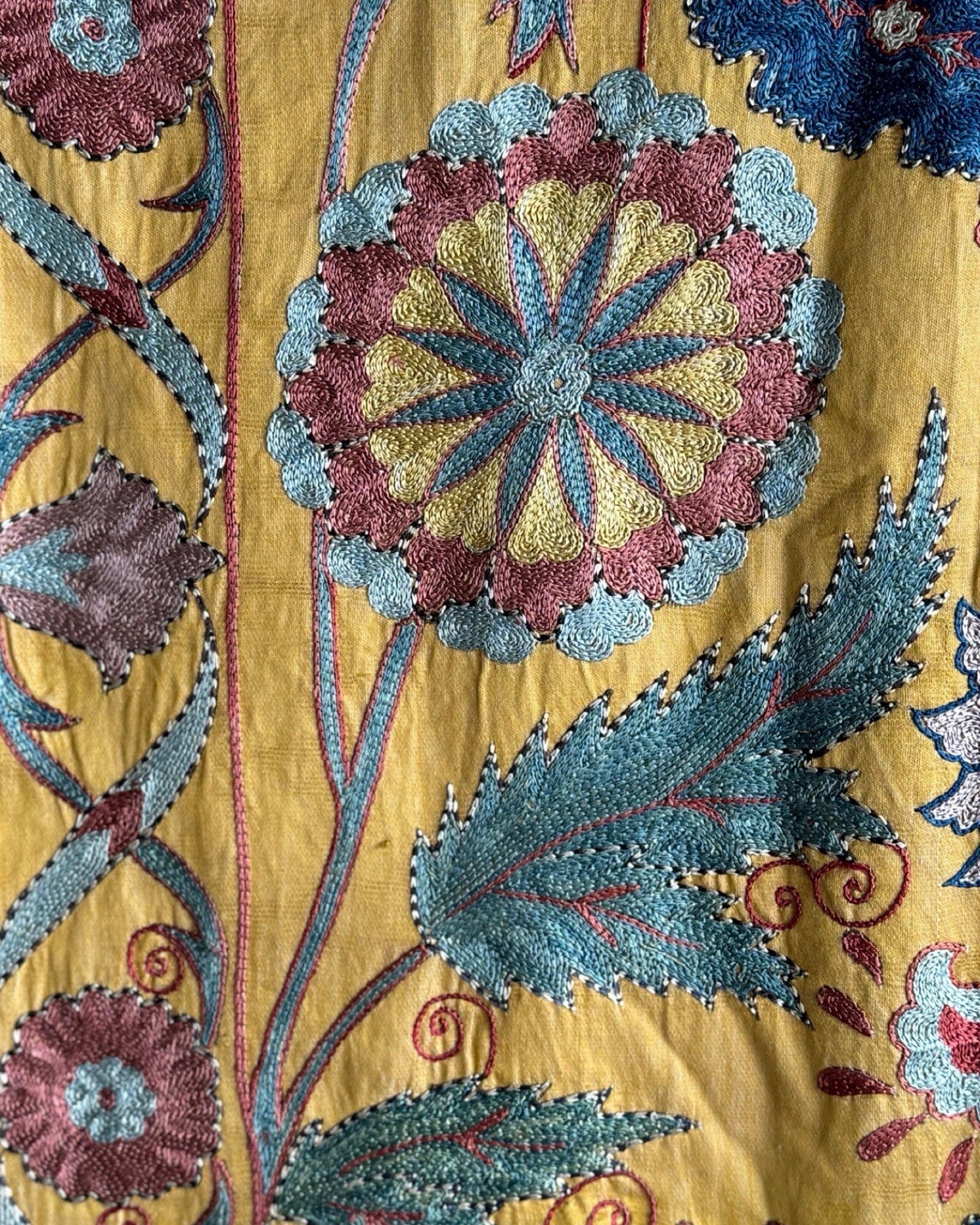 Hand Stitched Suzani (CSSU083224 | 63 x 85") Suzani Aziz Suzani