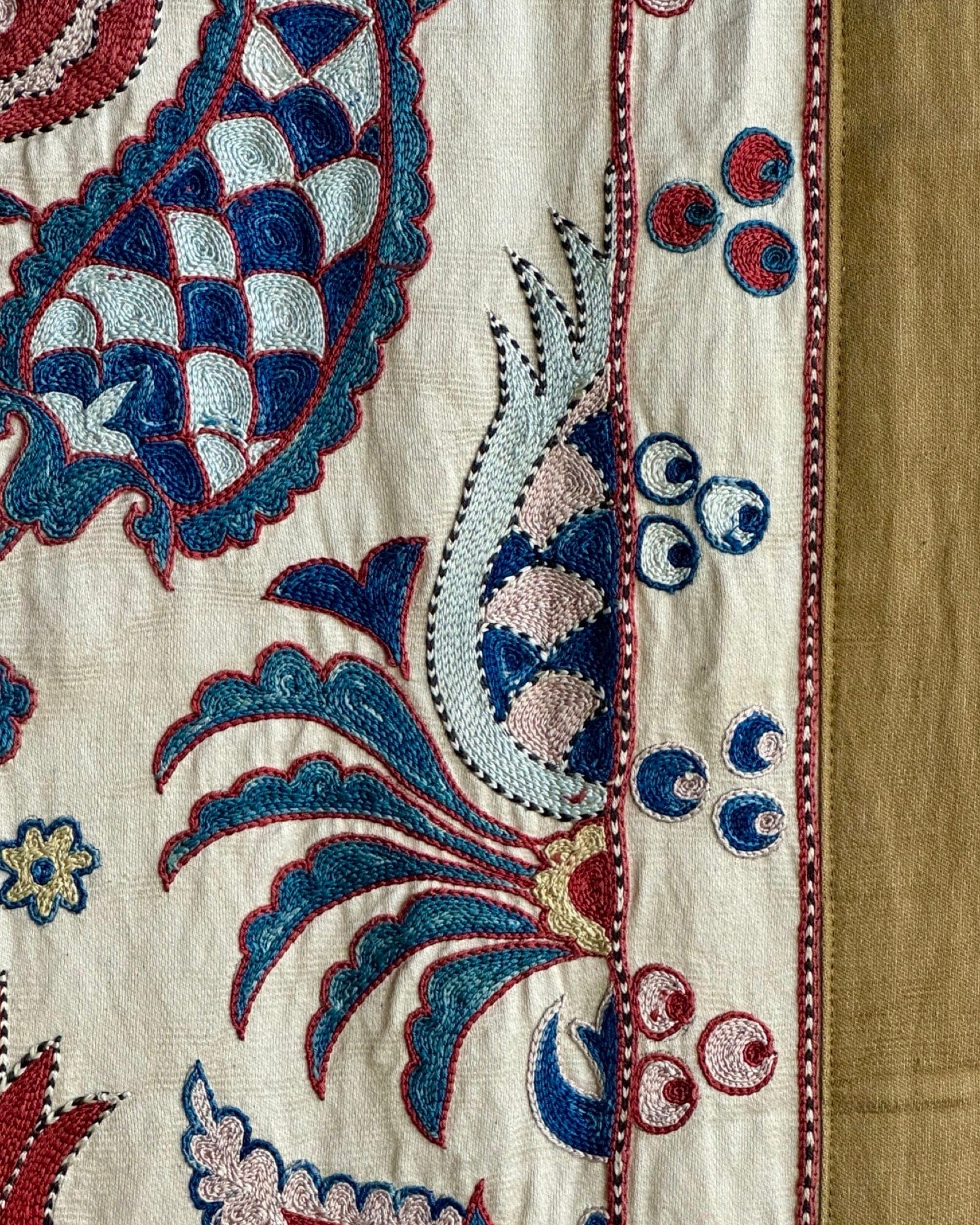 Hand Stitched Suzani (CSSU083324 |60x82") Suzani Aziz Suzani