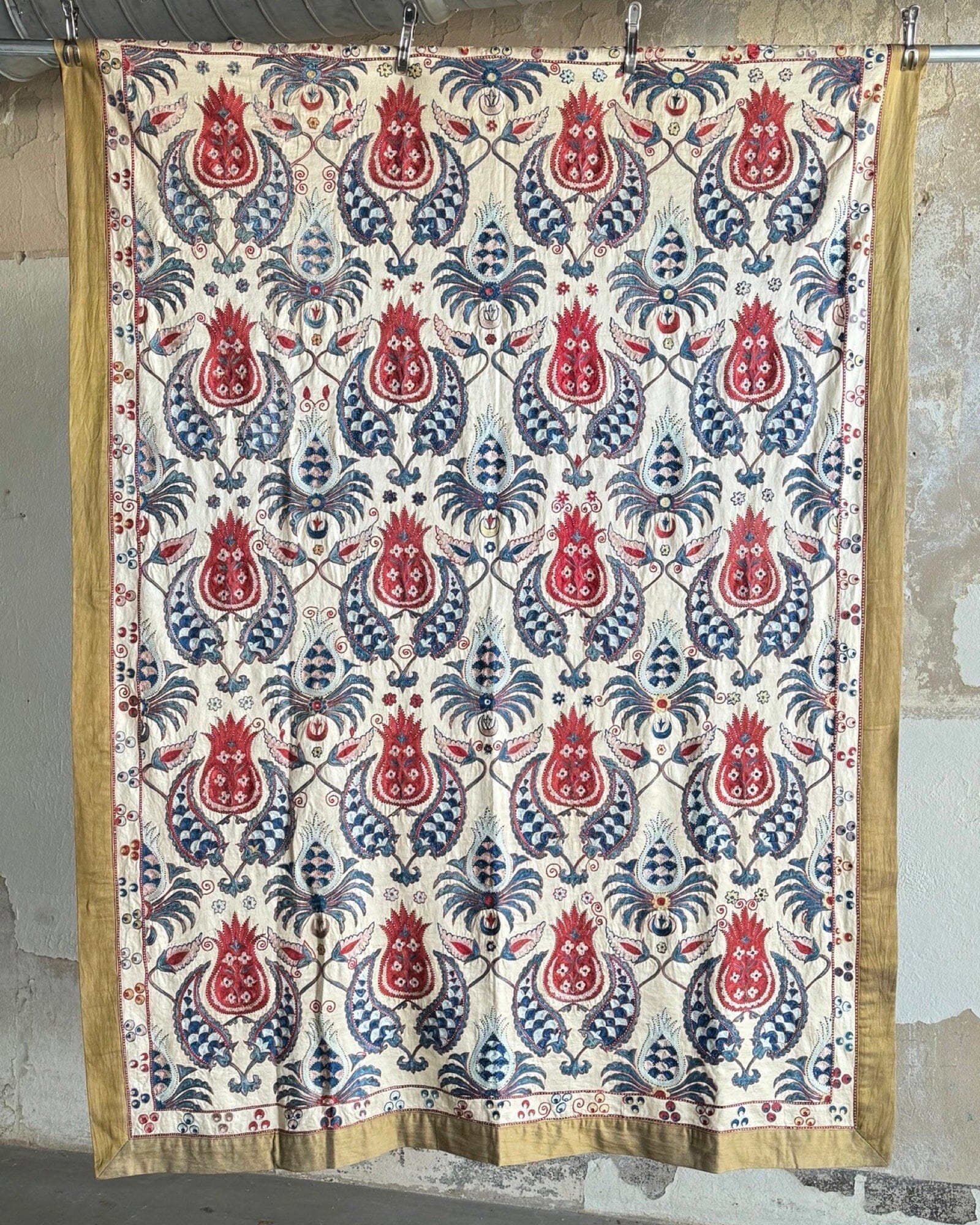 Hand Stitched Suzani (CSSU083324 |60x82") Suzani Aziz Suzani