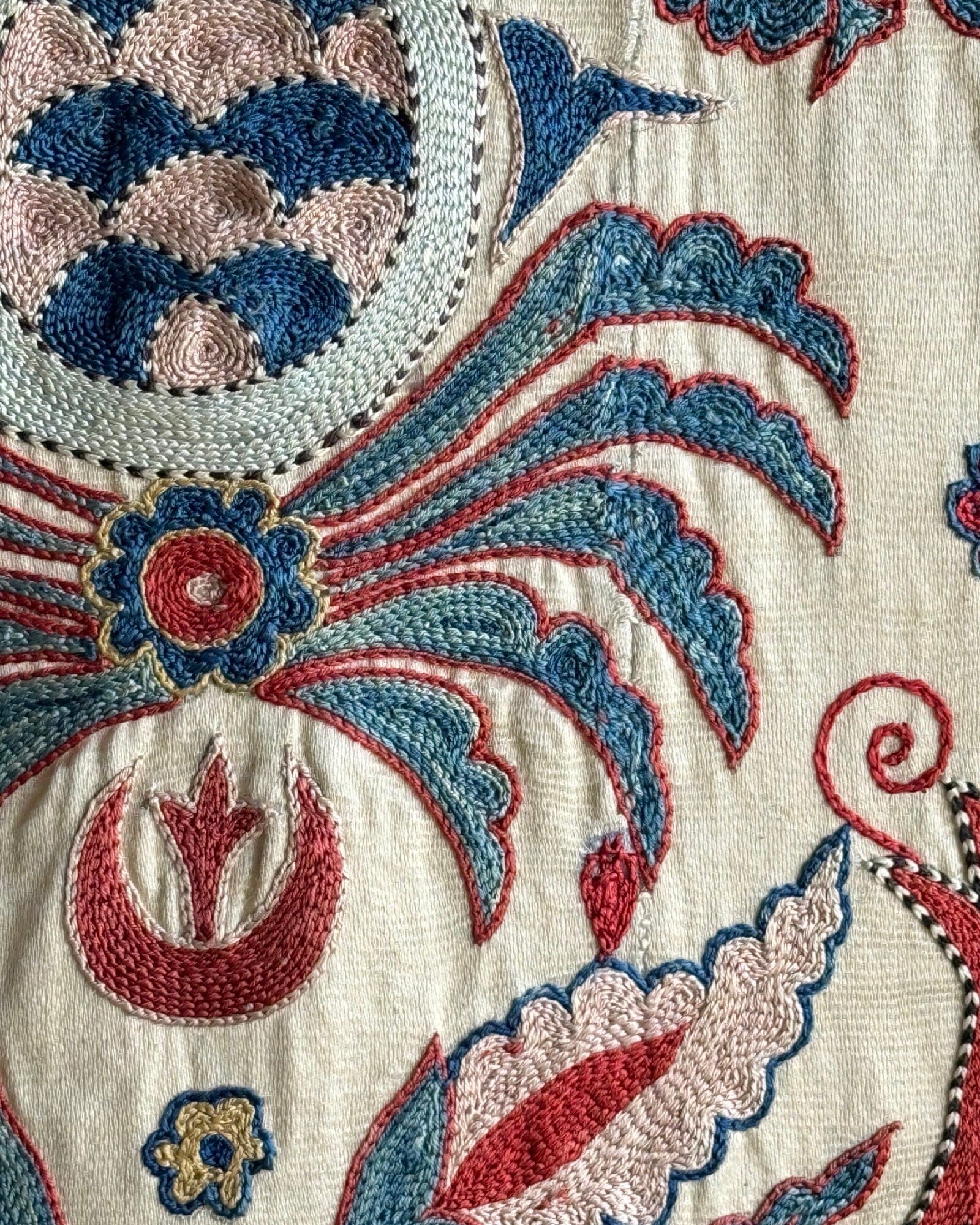 Hand Stitched Suzani (CSSU083324 |60x82") Suzani Aziz Suzani