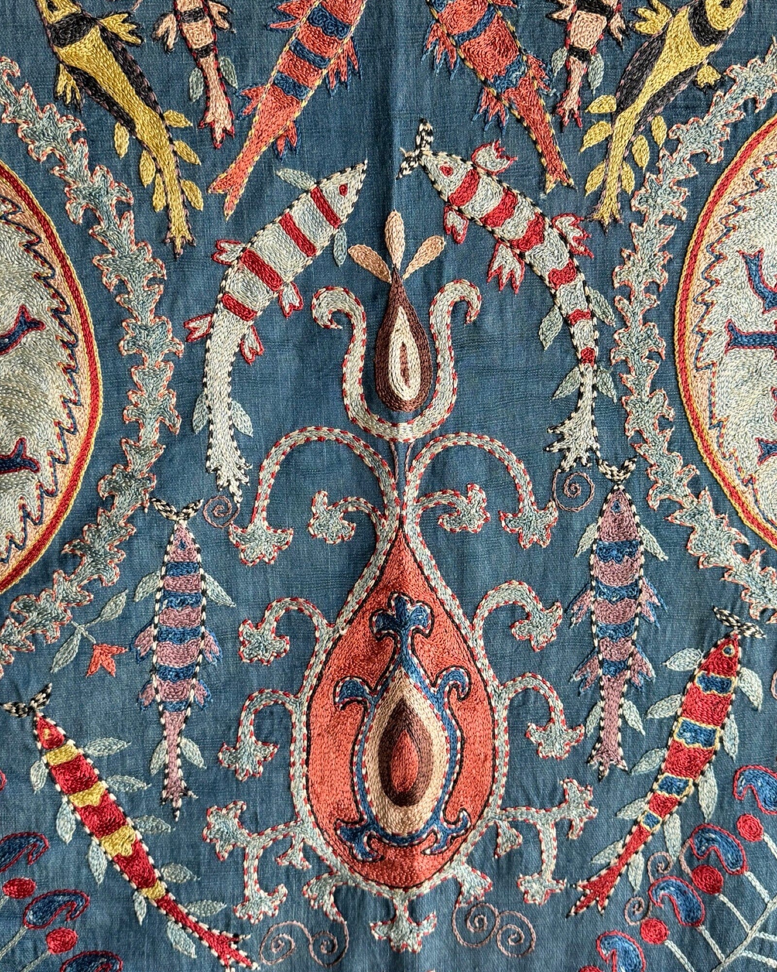Hand Stitched Suzani (CSSU084324 | 63 x 82") Suzani Aziz Suzani