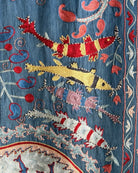 Hand Stitched Suzani (CSSU084324 | 63 x 82") Suzani Aziz Suzani