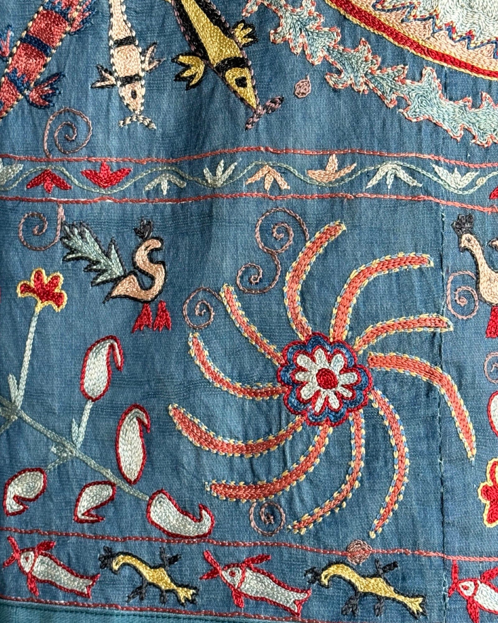 Hand Stitched Suzani (CSSU084324 | 63 x 82") Suzani Aziz Suzani