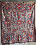 Hand Stitched Suzani (CSSU084924 | 57 x 68") Suzani Aziz Suzani