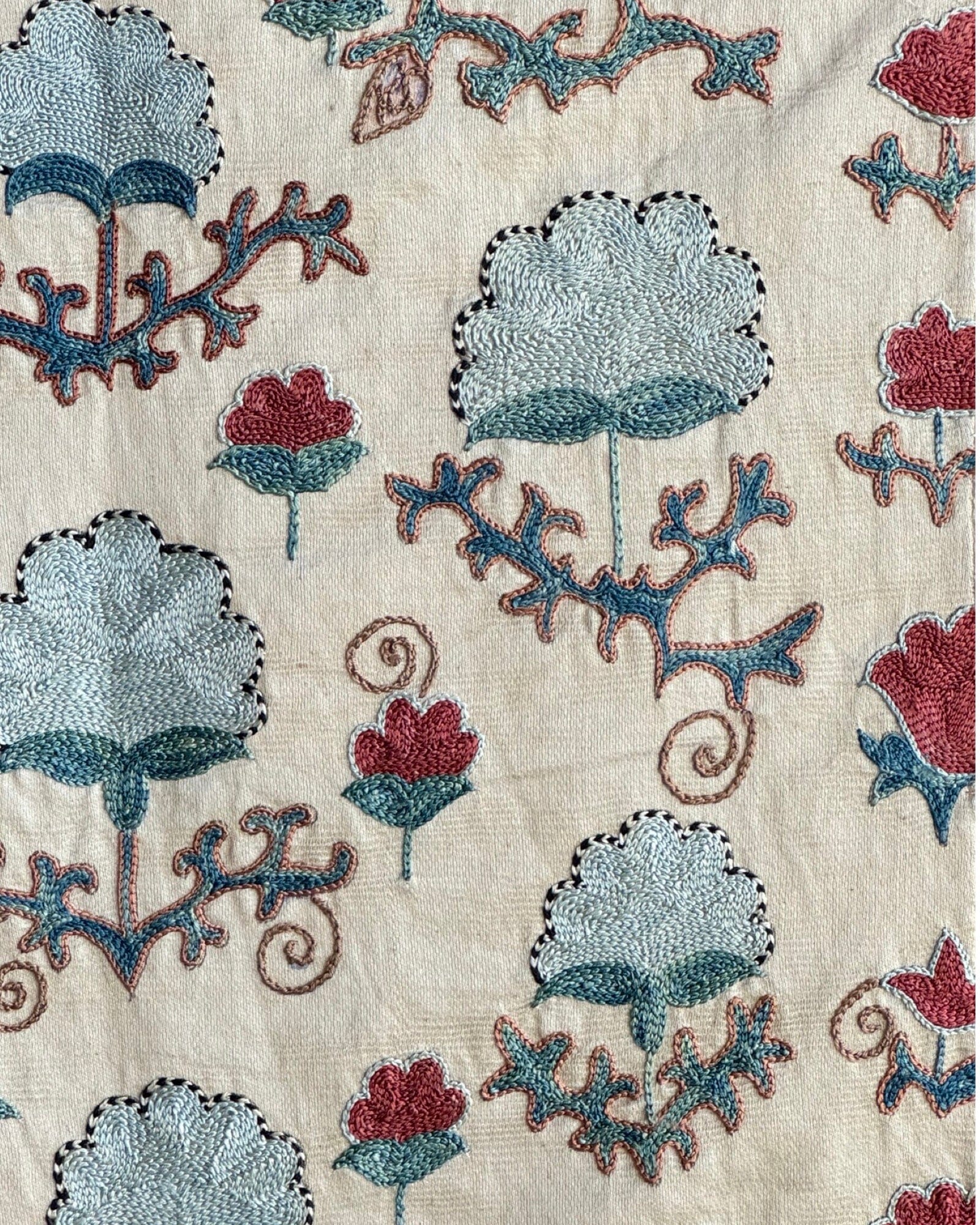 Hand Stitched Suzani (CSSU085024 | 52.5x73.5" ) Suzani Aziz Suzani