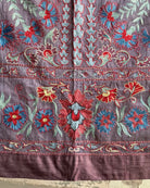 Hand Stitched Suzani (CSSU085424 | 64 x 96") Suzani Aziz Suzani