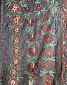 Hand Stitched Suzani (CSSU085424 | 64 x 96") Suzani Aziz Suzani