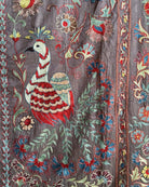 Hand Stitched Suzani (CSSU085424 | 64 x 96") Suzani Aziz Suzani
