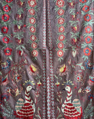 Hand Stitched Suzani (CSSU085424 | 64 x 96") Suzani Aziz Suzani