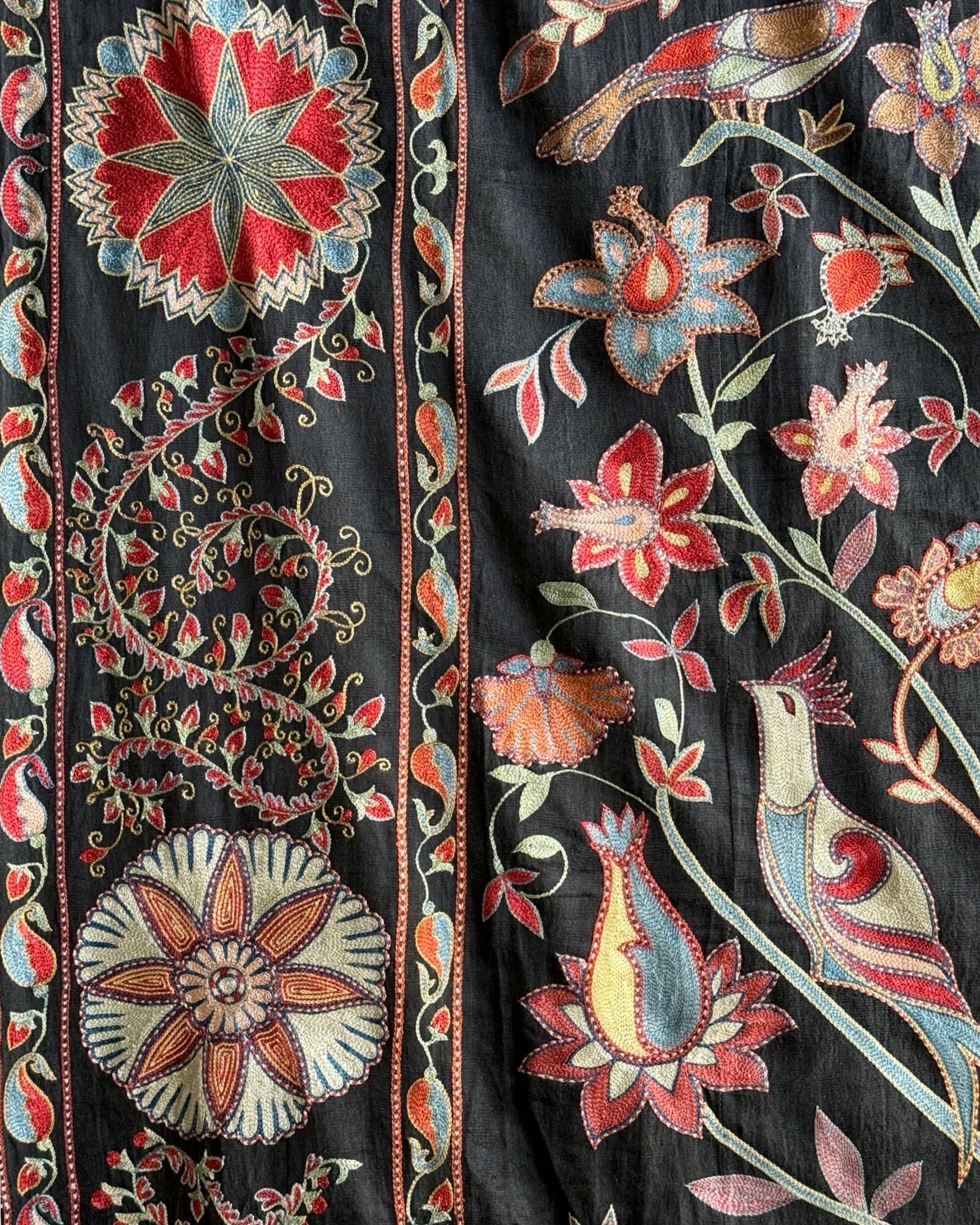 Hand Stitched Suzani (CSSU085824 | 48x86") Suzani Aziz Suzani