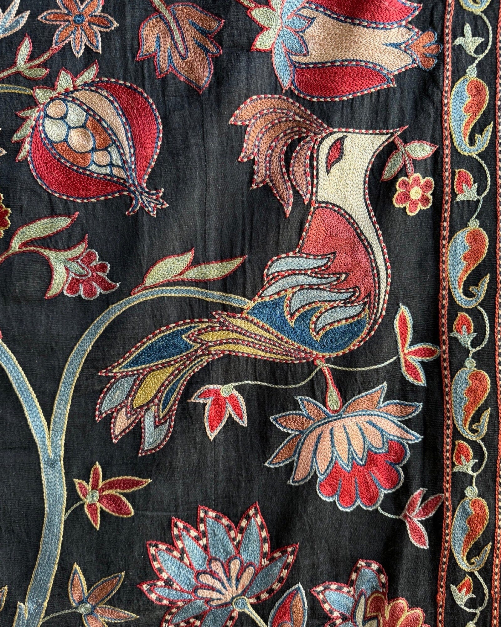 Hand Stitched Suzani (CSSU085824 | 48x86") Suzani Aziz Suzani