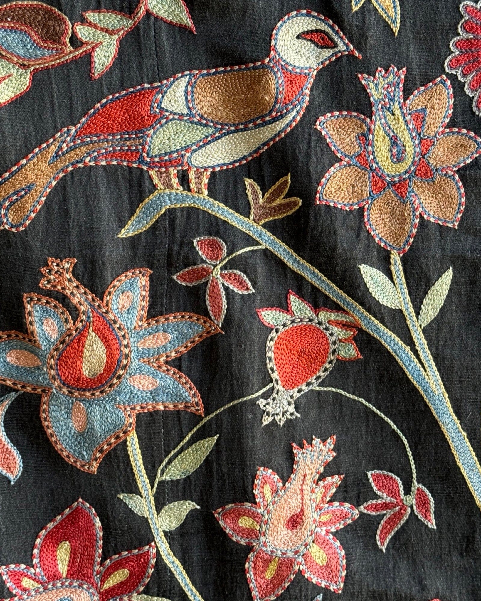 Hand Stitched Suzani (CSSU085824 | 48x86") Suzani Aziz Suzani