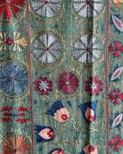 Hand Stitched Suzani (CSSU085924 | 65.5 x 94") Suzani Aziz Suzani