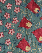 Hand Stitched Suzani (CSSU085924 | 65.5 x 94") Suzani Aziz Suzani
