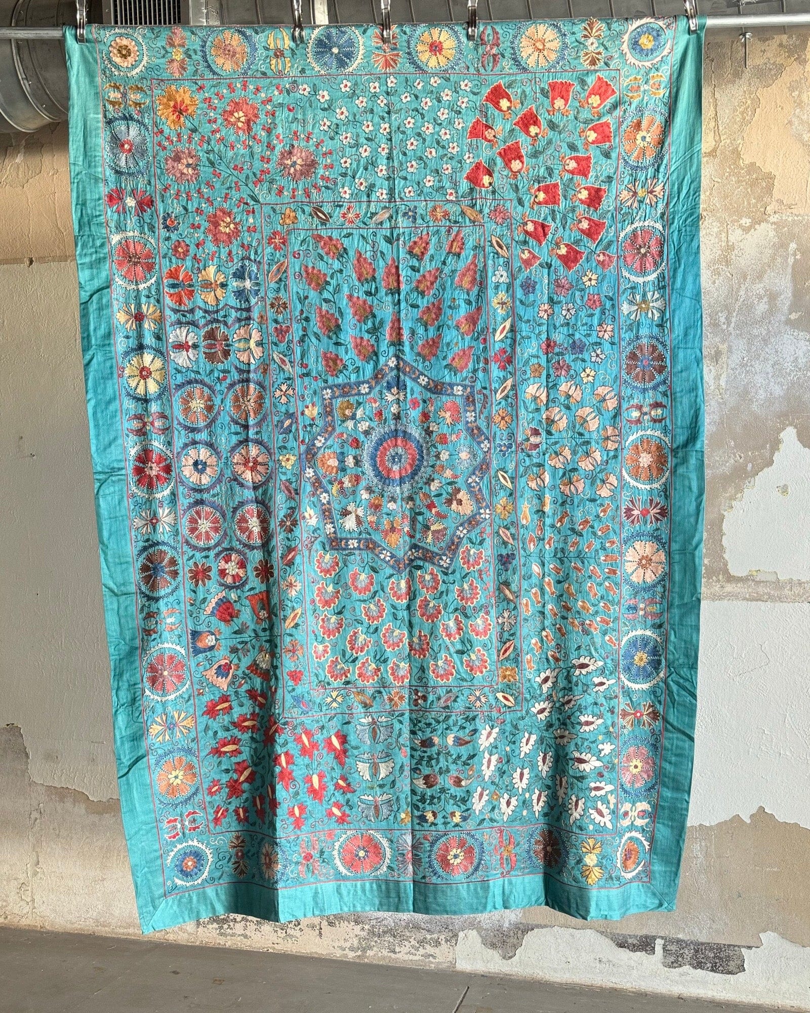Hand Stitched Suzani (CSSU086024 | 60 x 92") Suzani Aziz Suzani