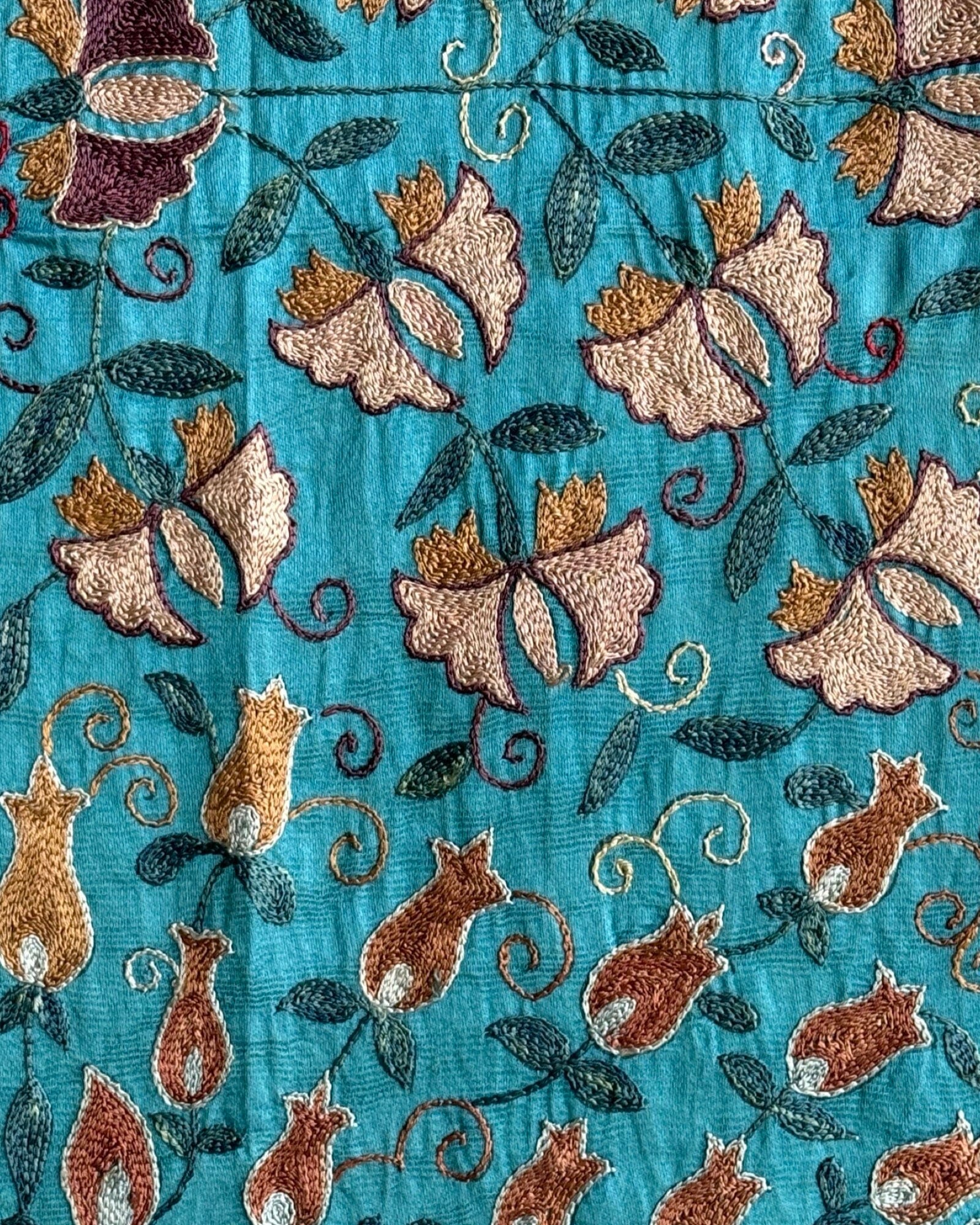 Hand Stitched Suzani (CSSU086024 | 60 x 92") Suzani Aziz Suzani