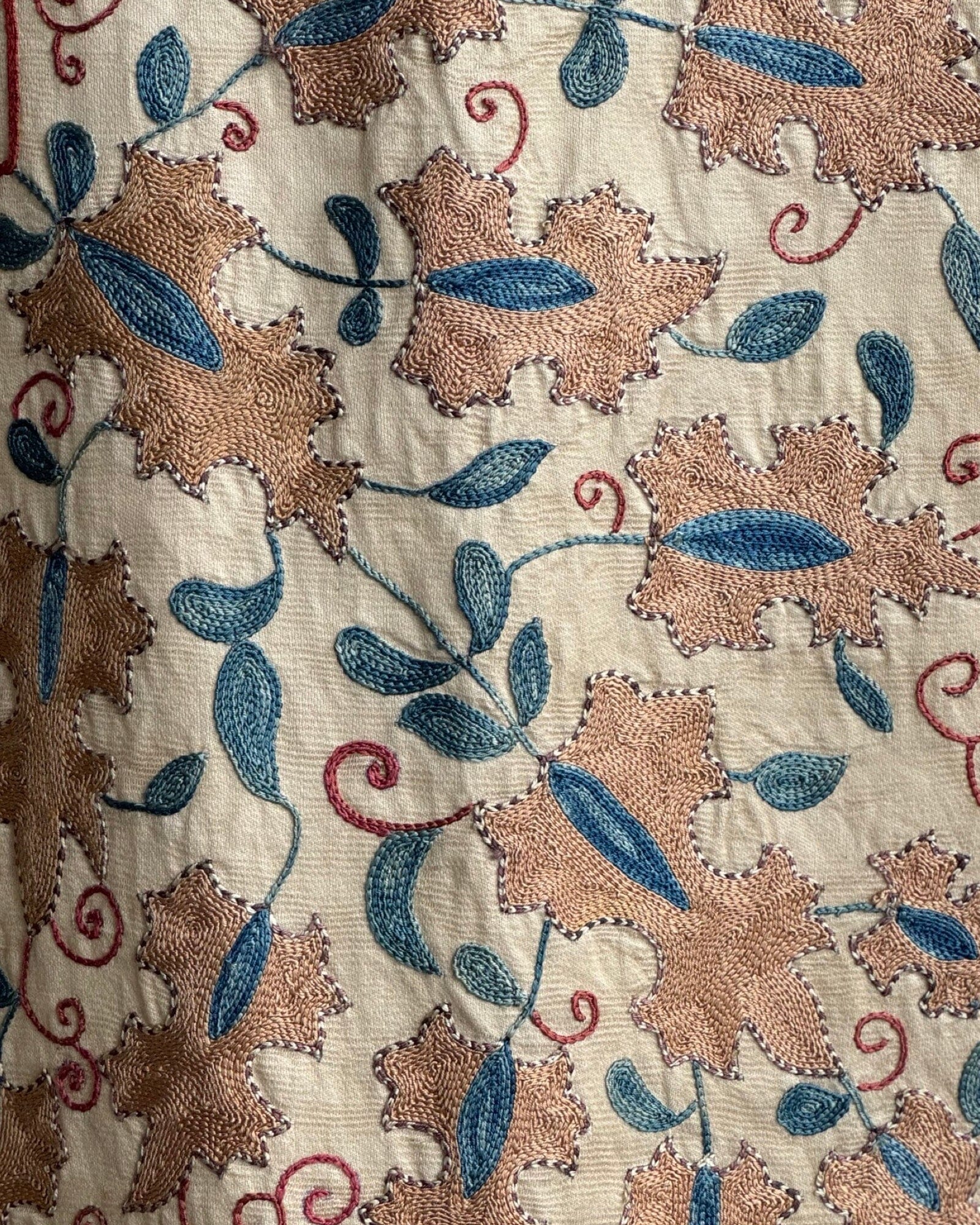 Hand Stitched Suzani (CSSU086224 | 61 x 89") Suzani Aziz Suzani