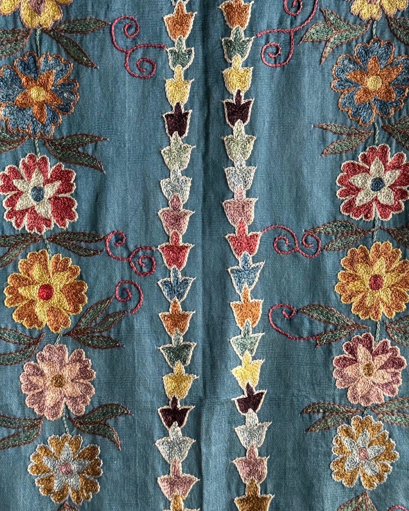 Hand Stitched Suzani (CSSU086824 |64 x 107 ") Suzani Aziz Suzani