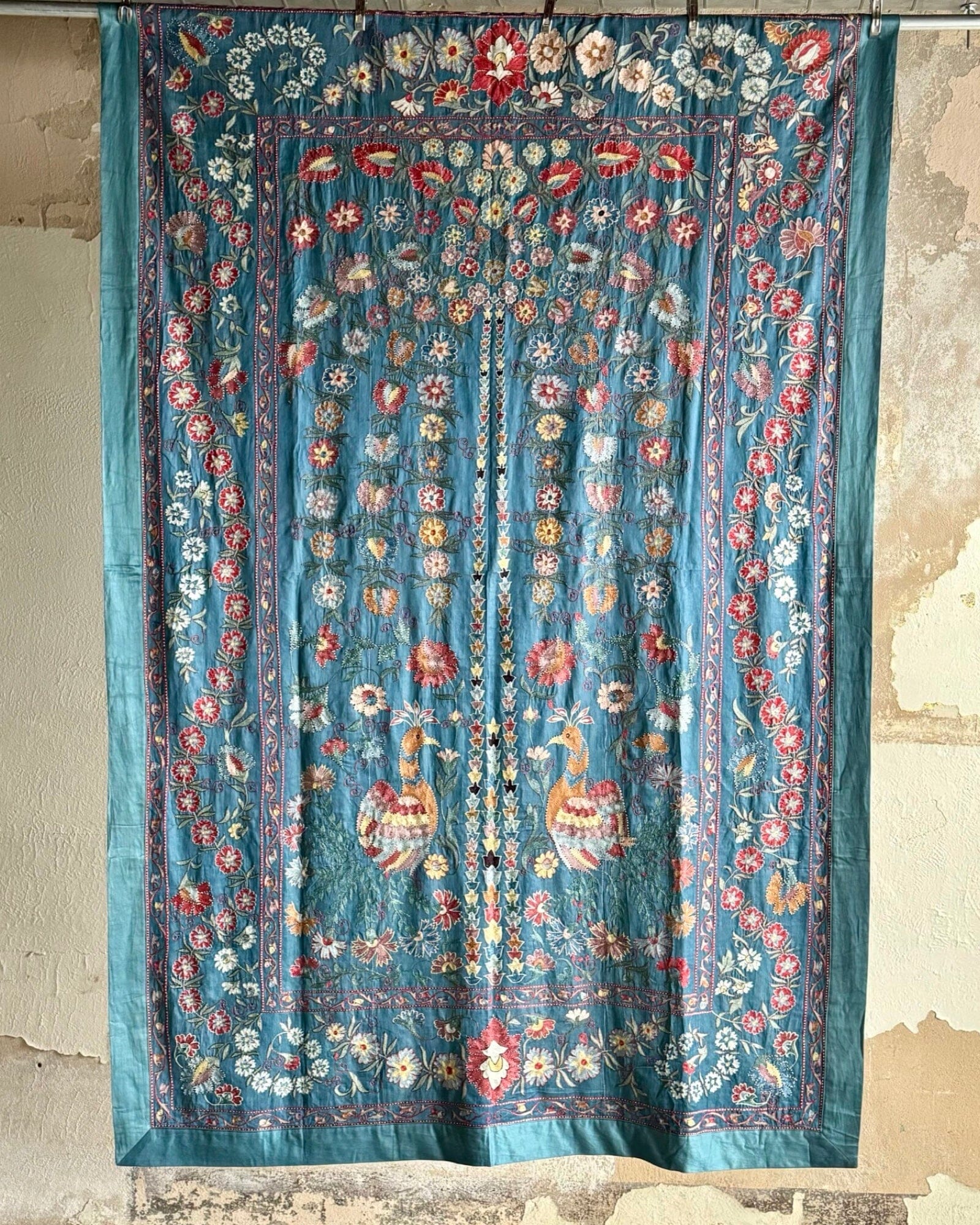 Hand Stitched Suzani (CSSU086824 |64 x 107 ") Suzani Aziz Suzani