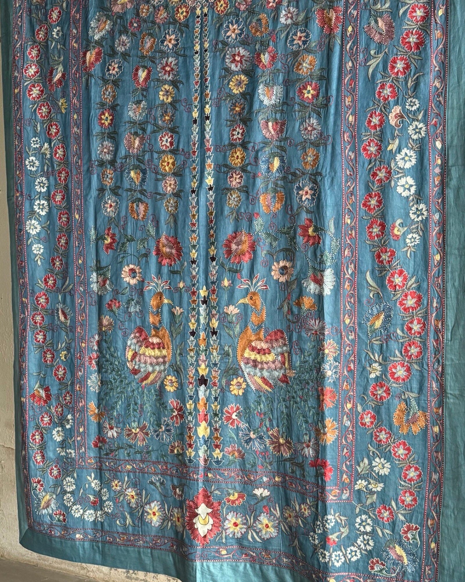 Hand Stitched Suzani (CSSU086824 |64 x 107 ") Suzani Aziz Suzani