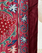 Hand Stitched Suzani (CSSU087324 | 84 x 108") Suzani Aziz Suzani