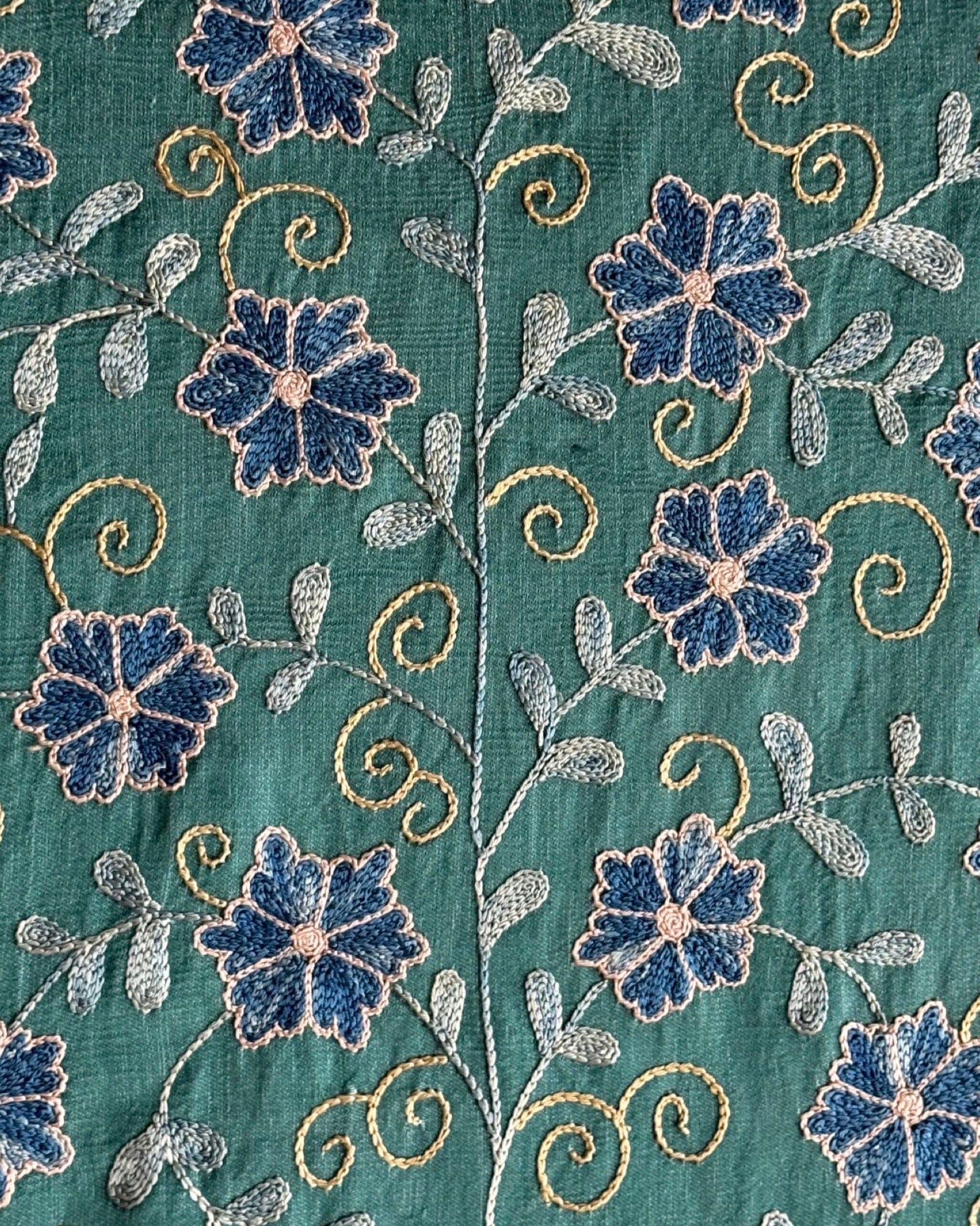 Hand Stitched Suzani (CSSU087524 | 84 x 109") Suzani Aziz Suzani