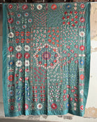 Hand Stitched Suzani (CSSU087524 | 84 x 109") Suzani Aziz Suzani