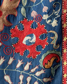 Hand Stitched Suzani (CSSU087624 | 82 x 108") Suzani Aziz Suzani