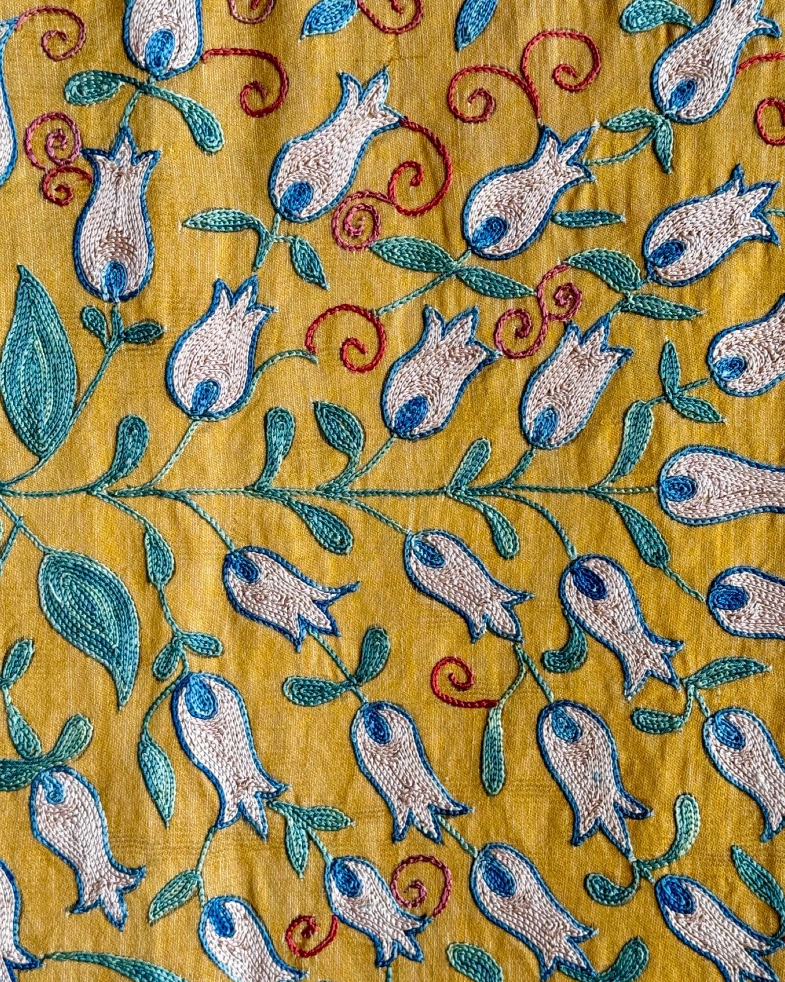 Hand Stitched Suzani (CSSU087824 | 64 x 94 ") Suzani Aziz Suzani