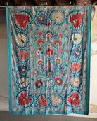 Hand Stitched Suzani (CSSU087924 | 80 x 107.5") Suzani Aziz Suzani