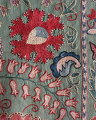 Hand Stitched Suzani (CSSU088124 | 84 x 109") Suzani Aziz Suzani