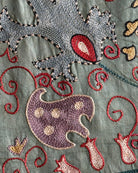 Hand Stitched Suzani (CSSU088124 | 84 x 109") Suzani Aziz Suzani