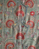 Hand Stitched Suzani (CSSU088124 | 84 x 109") Suzani Aziz Suzani