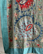 Hand Stitched Suzani (CSSU088124 | 84 x 109") Suzani Aziz Suzani