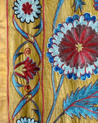 Hand Stitched Suzani (CSSU088224 | 63 x 87") Suzani Aziz Suzani