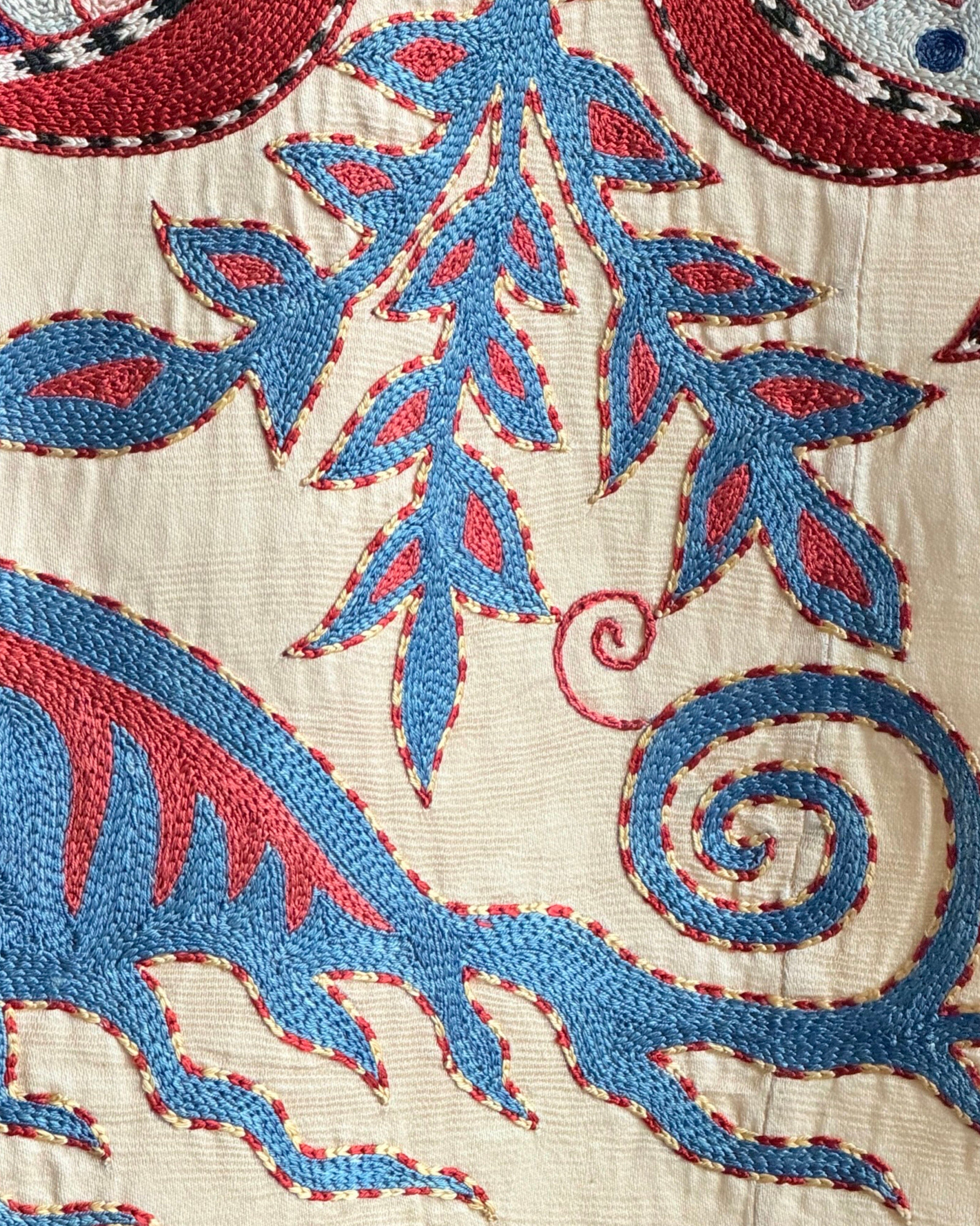 Hand Stitched Suzani (CSSU221022| 61 x 75") Suzani Aziz Suzani