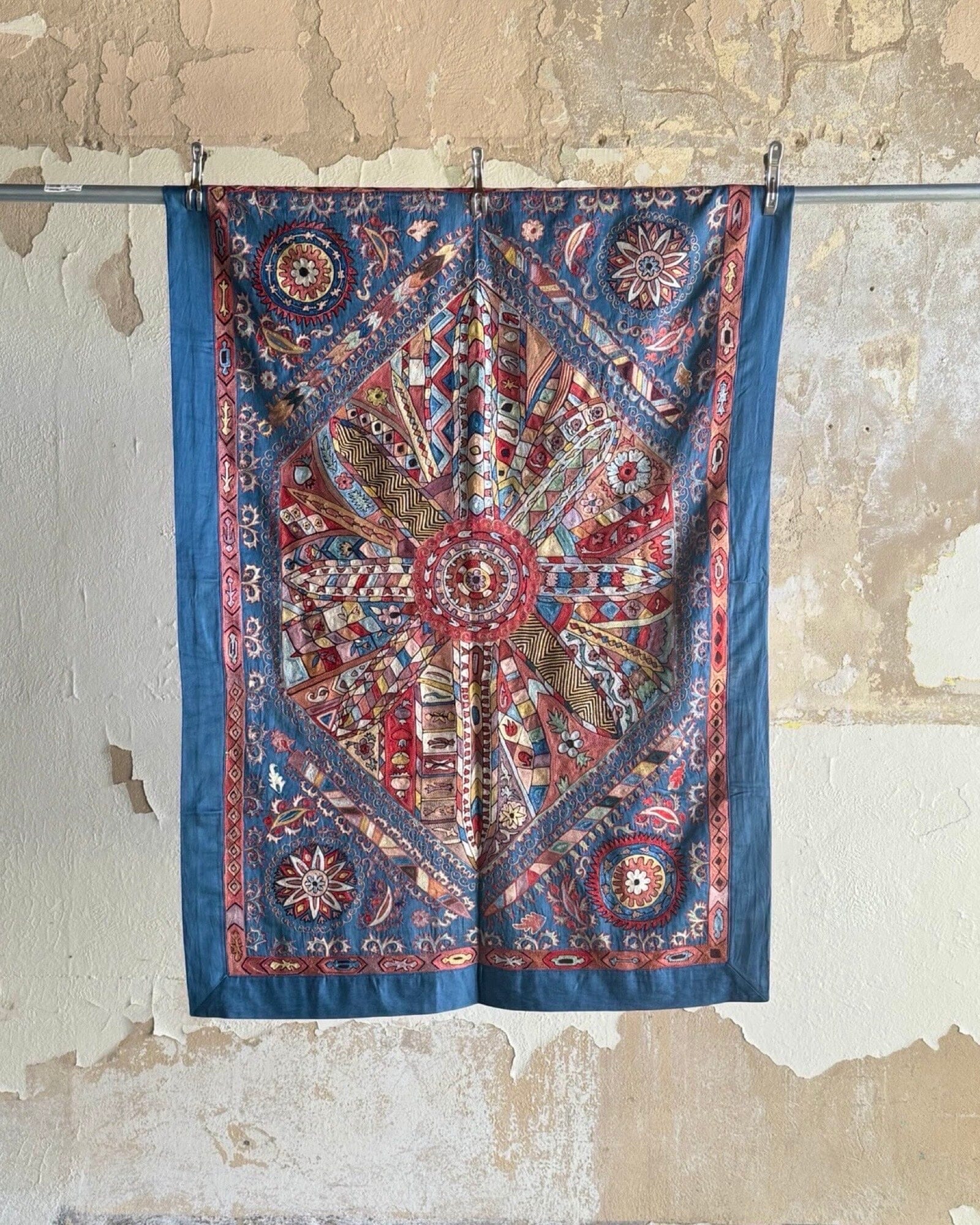 Hand Stitched Suzani (CSSU40725 | 43 x 60") Suzani Aziz Suzani