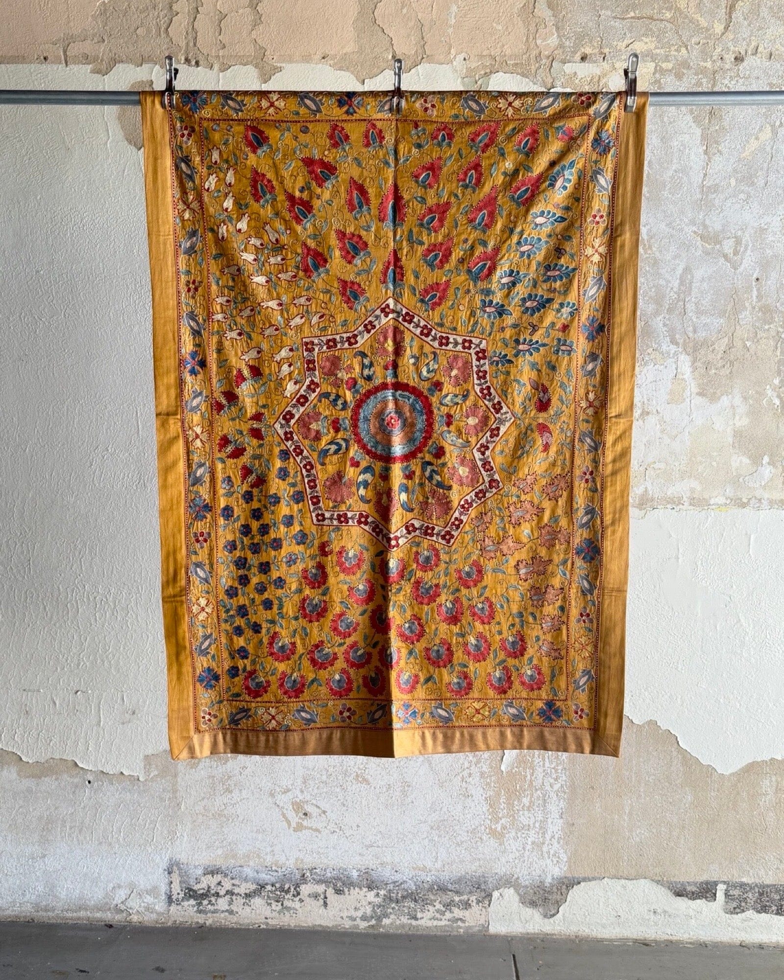 Hand Stitched Suzani (CSSU41125 | 43 x 60") Suzani Aziz Suzani