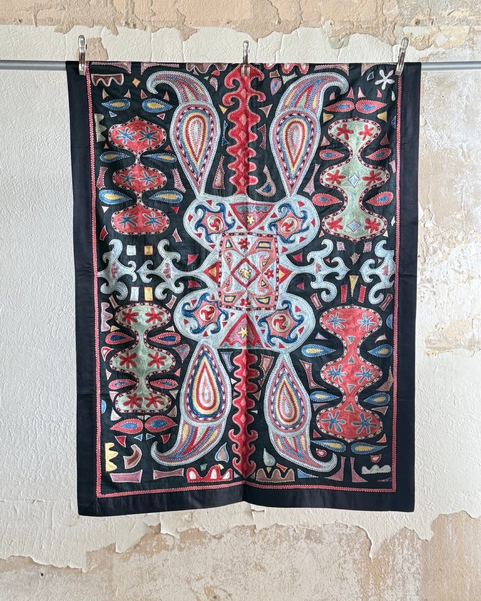 Hand Stitched Suzani (CSSU42825 | 43 x 58") Suzani Aziz Suzani