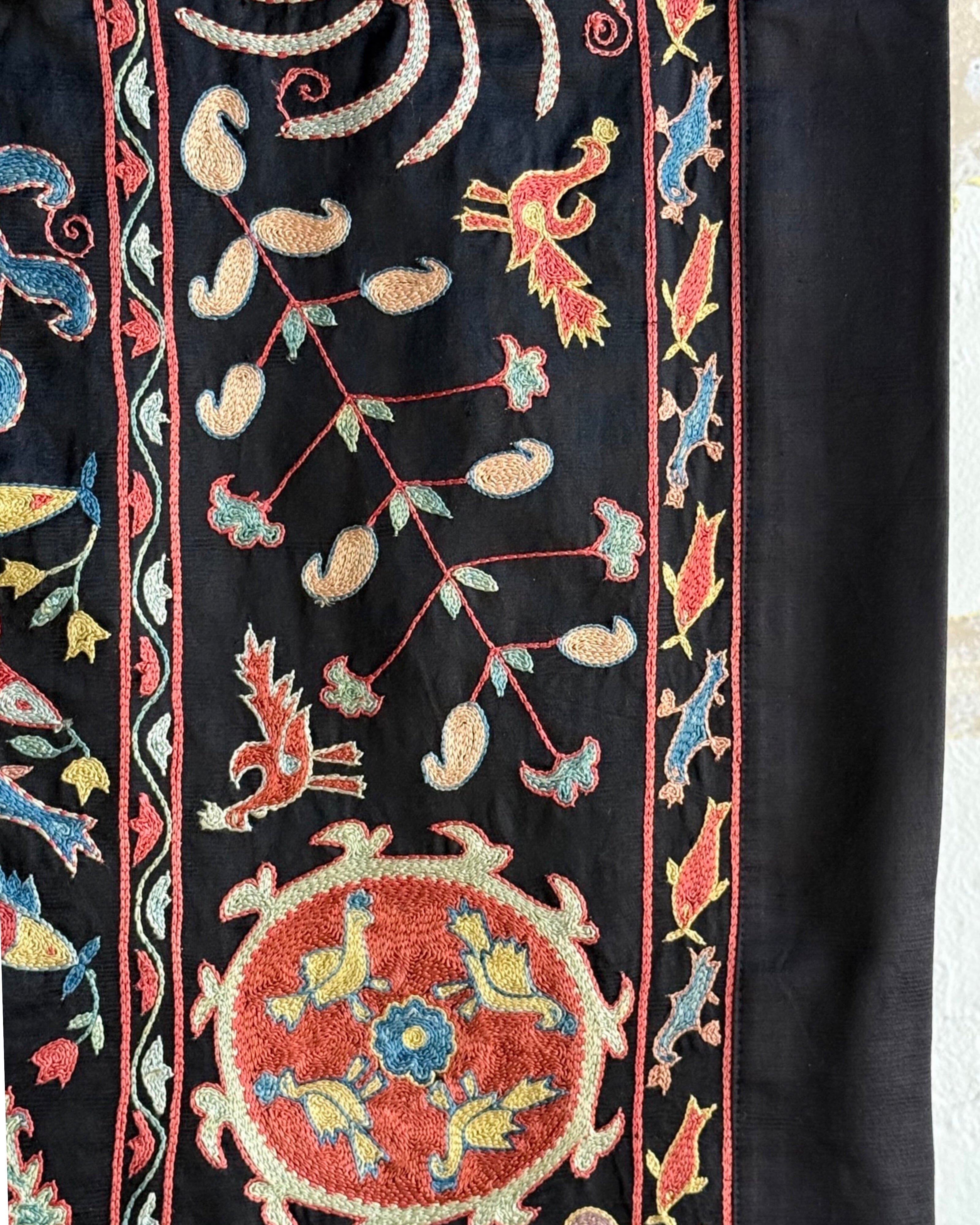 Hand Stitched Suzani (CSSU44225 | 64 x 80") Suzani Aziz Suzani