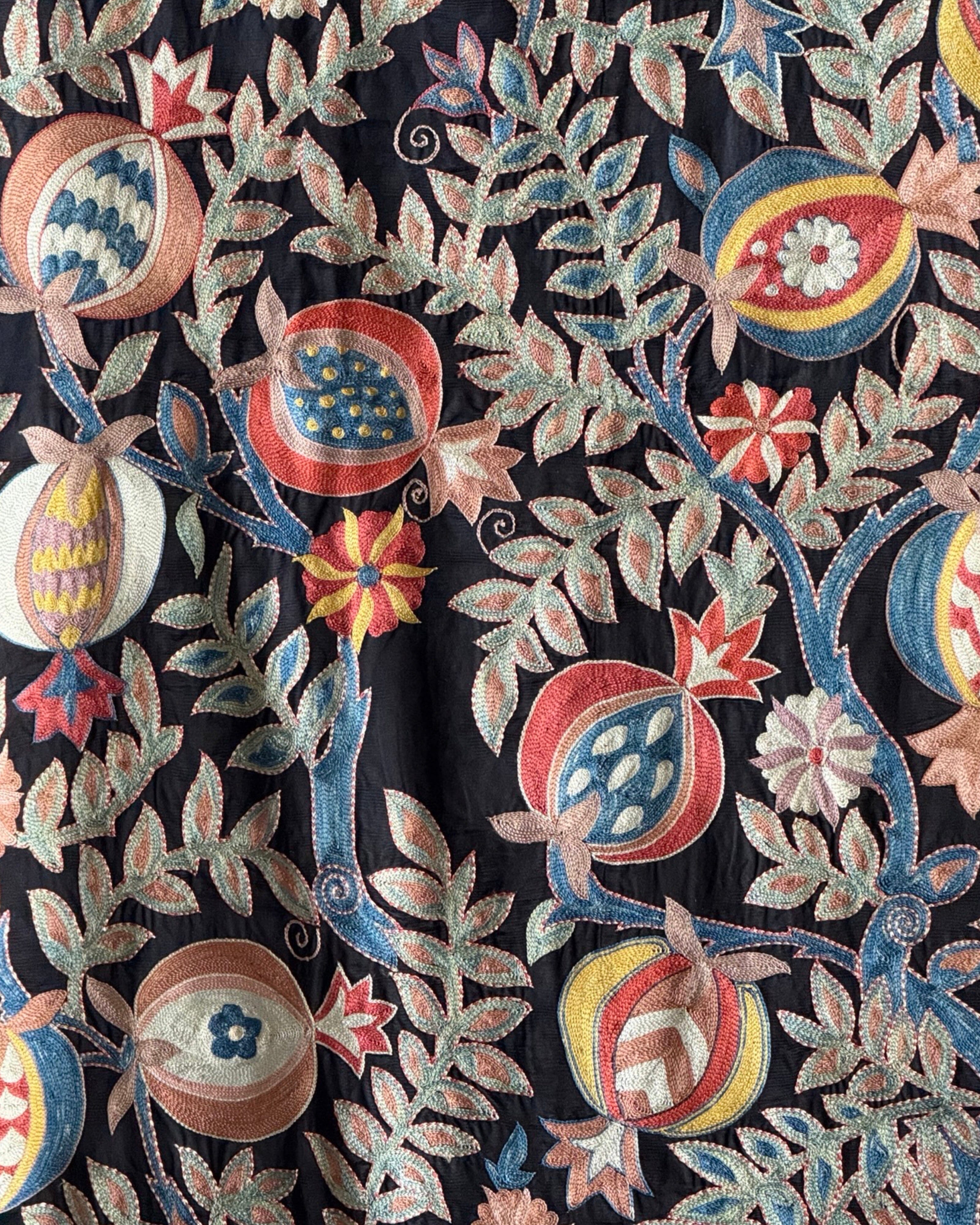 Hand Stitched Suzani (CSSU44325| 64 x 88") Suzani Aziz Suzani