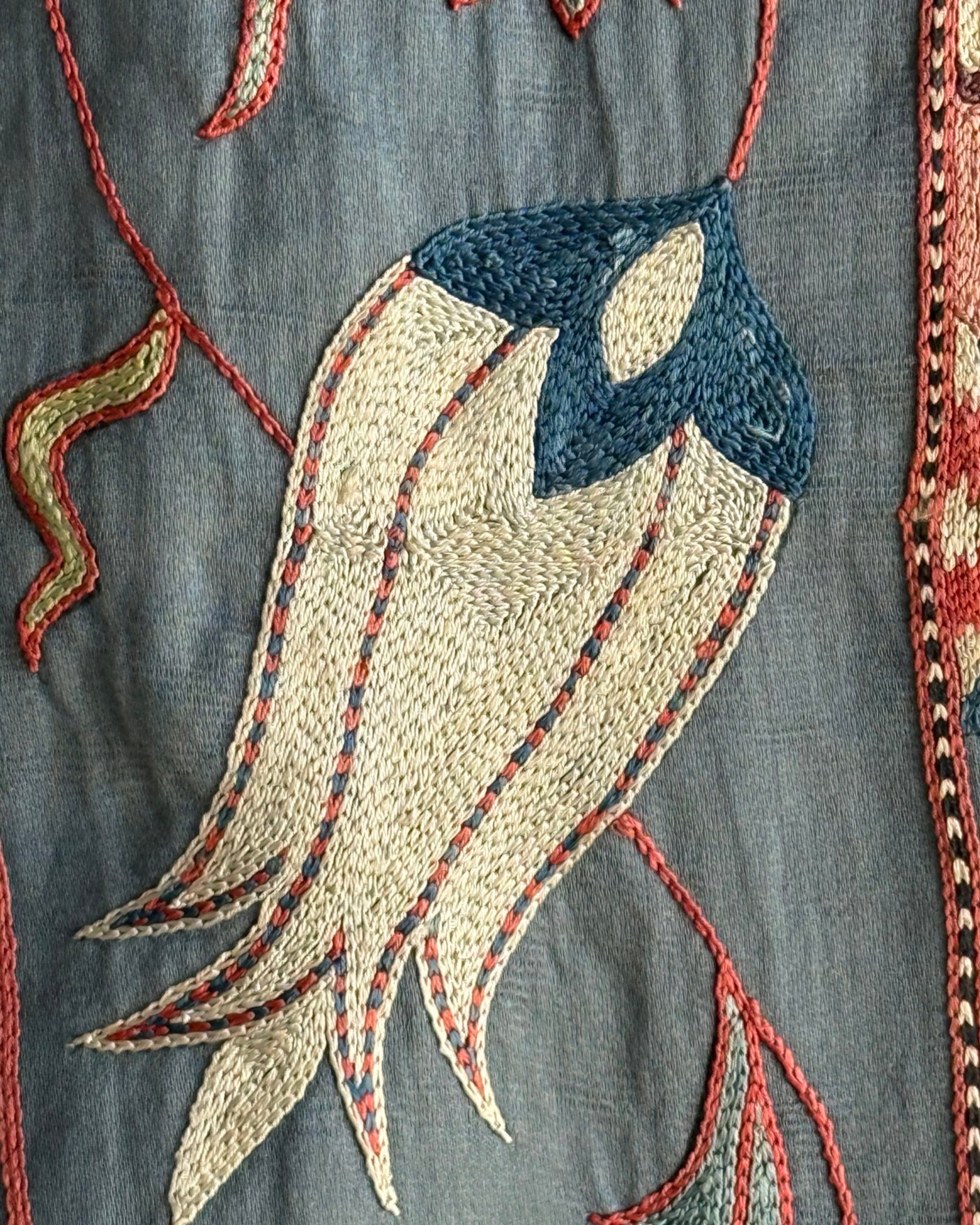 Hand Stitched Suzani (CSSU44725 | 60 x 78") Suzani Aziz Suzani