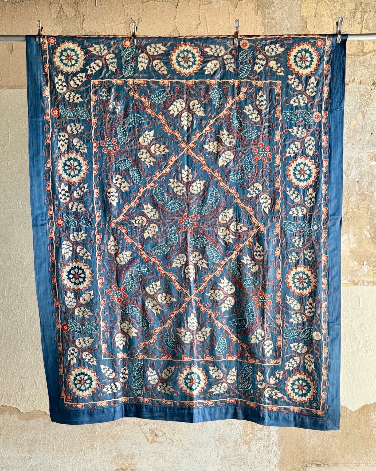 Hand Stitched Suzani (CSSU44825 | 62 x 81") Suzani Aziz Suzani