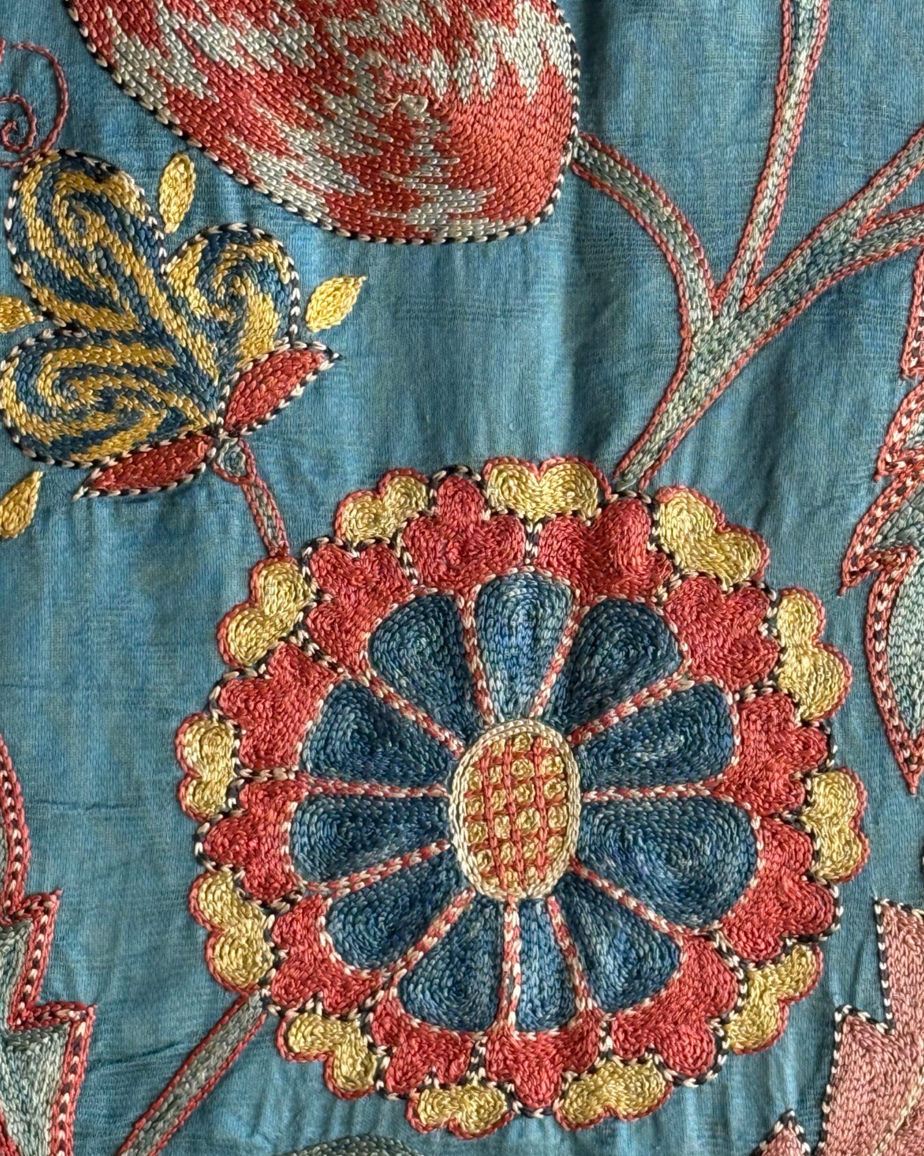 Hand Stitched Suzani (CSSU46025 | 62 x 83") Suzani Aziz Suzani