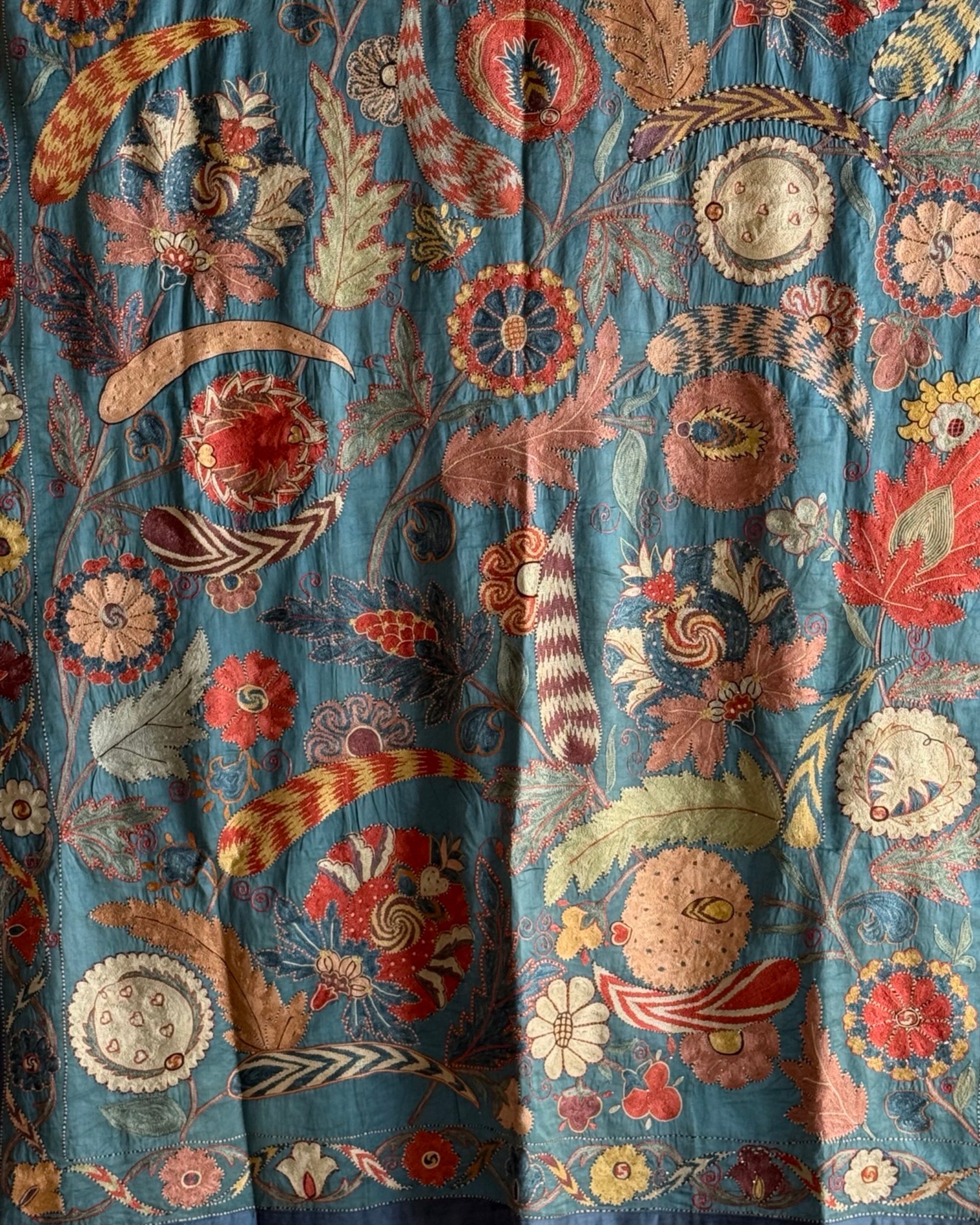 Hand Stitched Suzani (CSSU46025 | 62 x 83") Suzani Aziz Suzani