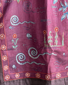 Hand Stitched Suzani (CSSU46125 | 64" x 102") Suzani Aziz Suzani