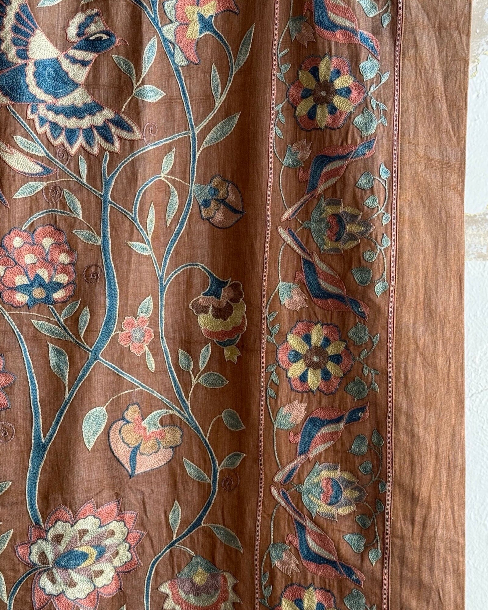 Hand Stitched Suzani (CSSU46325 | 63" x 94") Suzani Aziz Suzani