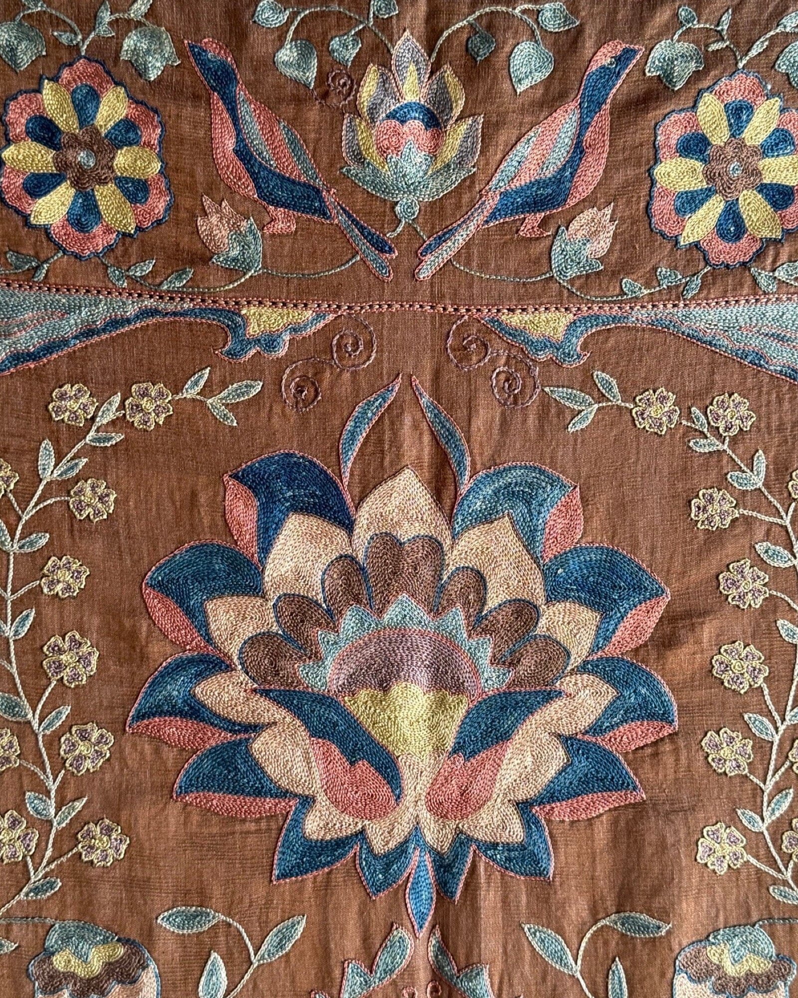 Hand Stitched Suzani (CSSU46325 | 63" x 94") Suzani Aziz Suzani